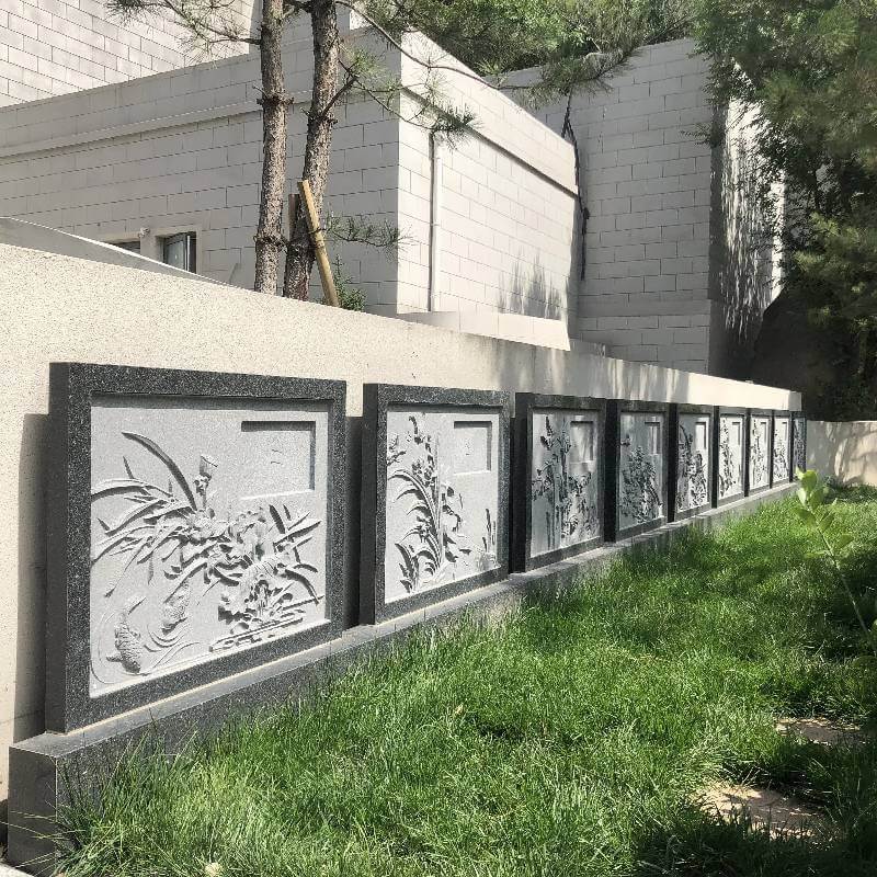 华人怀思堂福佑园浮雕立碑
