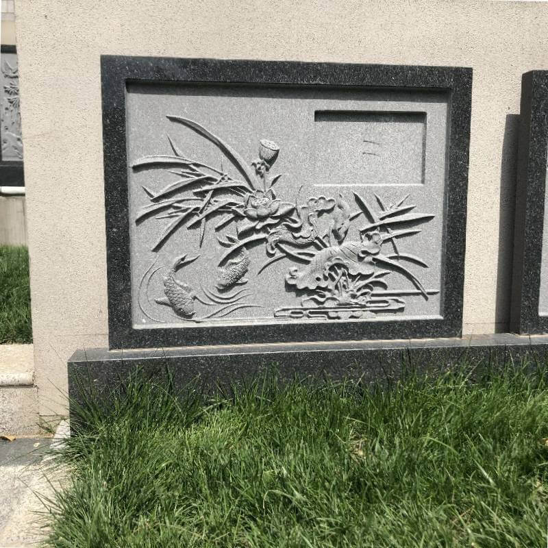 华人怀思堂福佑园浮雕立碑