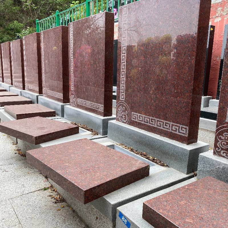 九里山公墓二区天龙园立碑