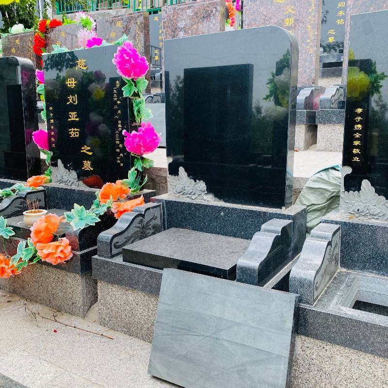 九里山公墓二区天龙园立碑